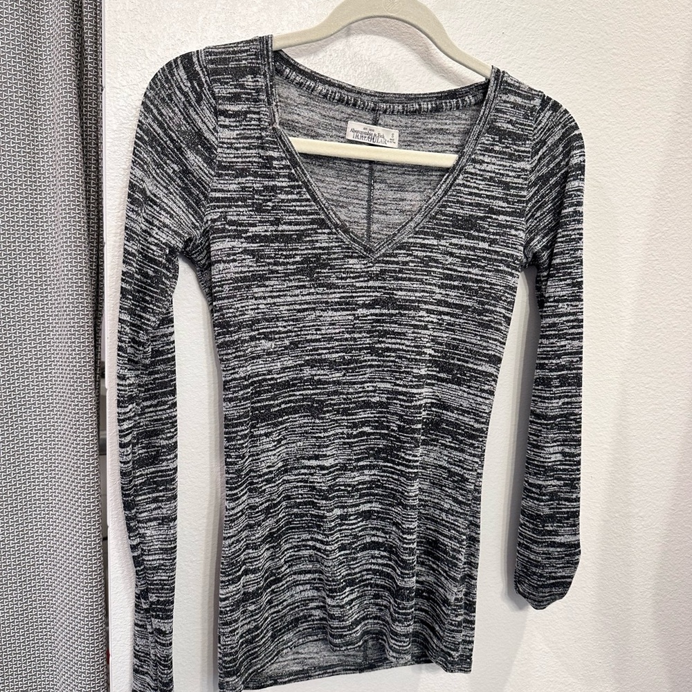 Heather grey sweater